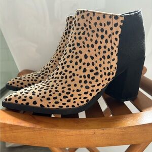 Leopard Ankle Boots